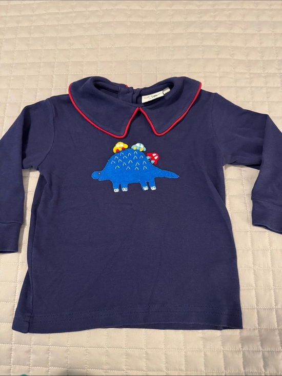 Luigi Kids Other - Luigi kids size 2T navy knit shirt with appliqué
